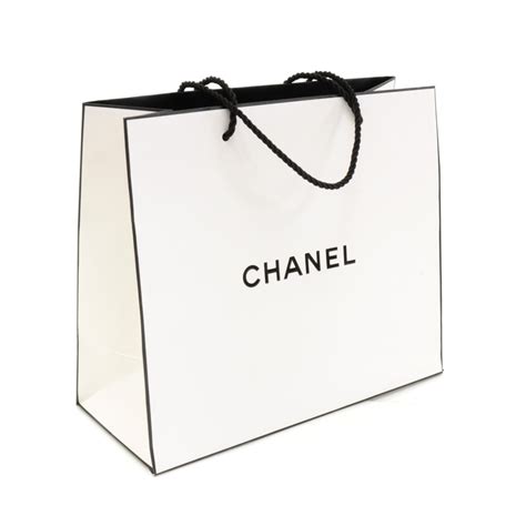 chanel shop bag|Chanel store shopping bag.